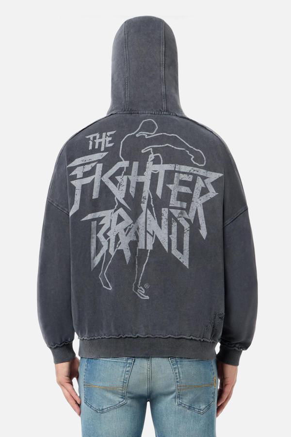 Acid Wash Hooded Sweatshirt Acid Wash