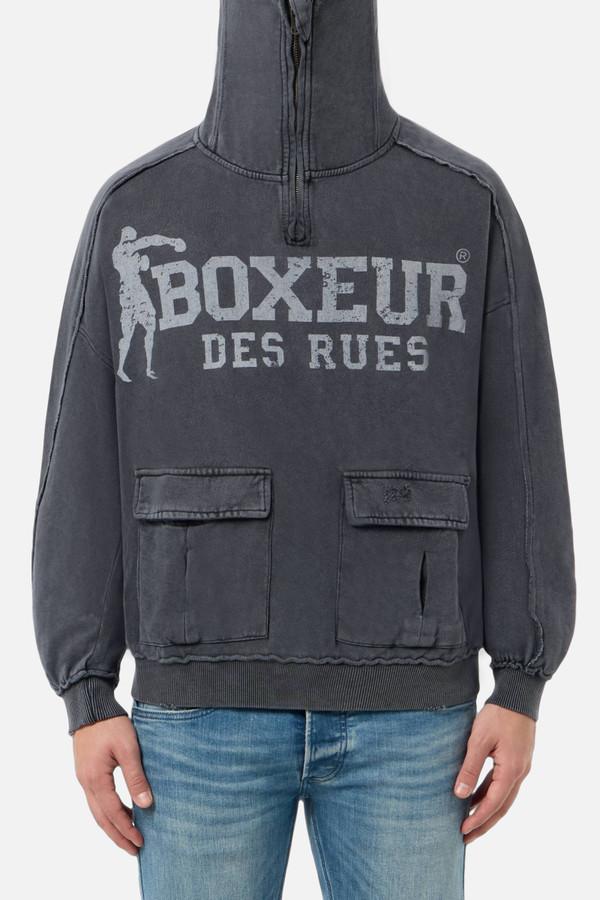 Acid Wash Hooded Sweatshirt Acid Wash