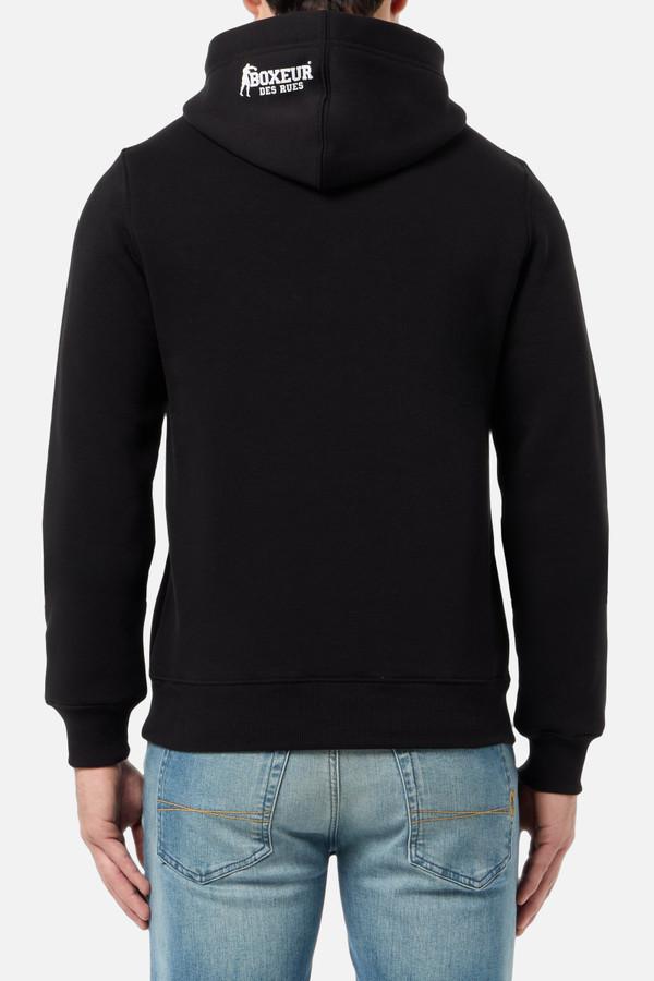 Black Hoodie With Frontal Revised Logo Black