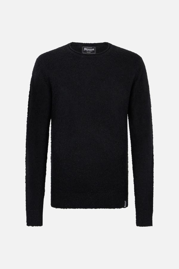 Maglione Mouline' Girocollo Nero