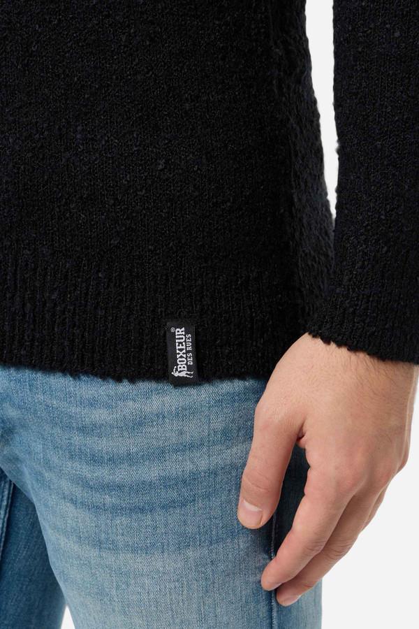 Maglione Mouline' Girocollo Nero