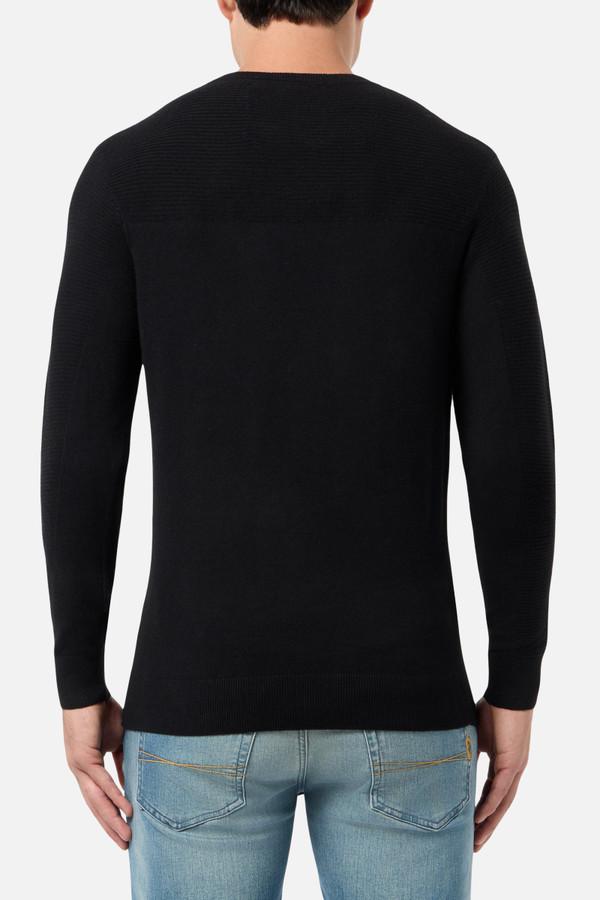 Branded Crew-Neck Black