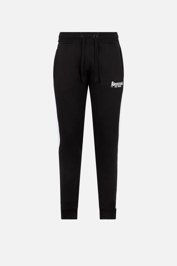 Black Long Sweatpants With Inserts Black