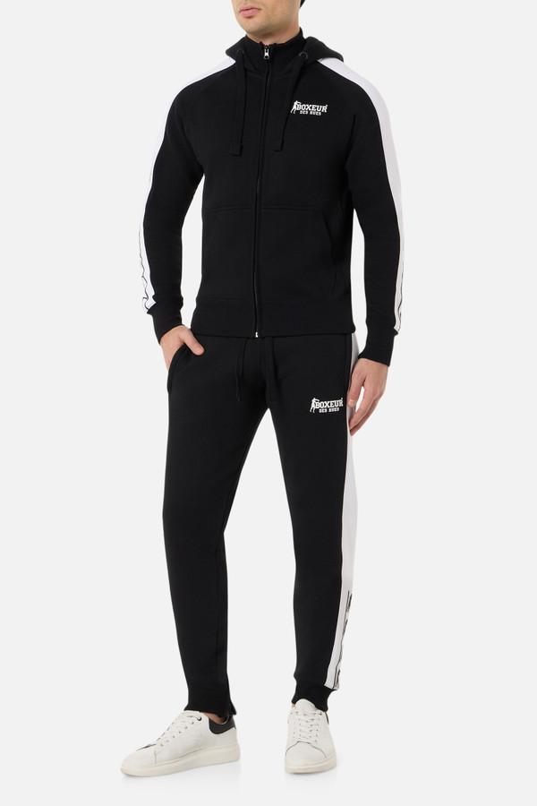 Black Long Sweatpants With Inserts Black