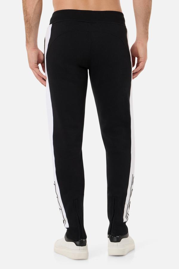 Black Long Sweatpants With Inserts Black