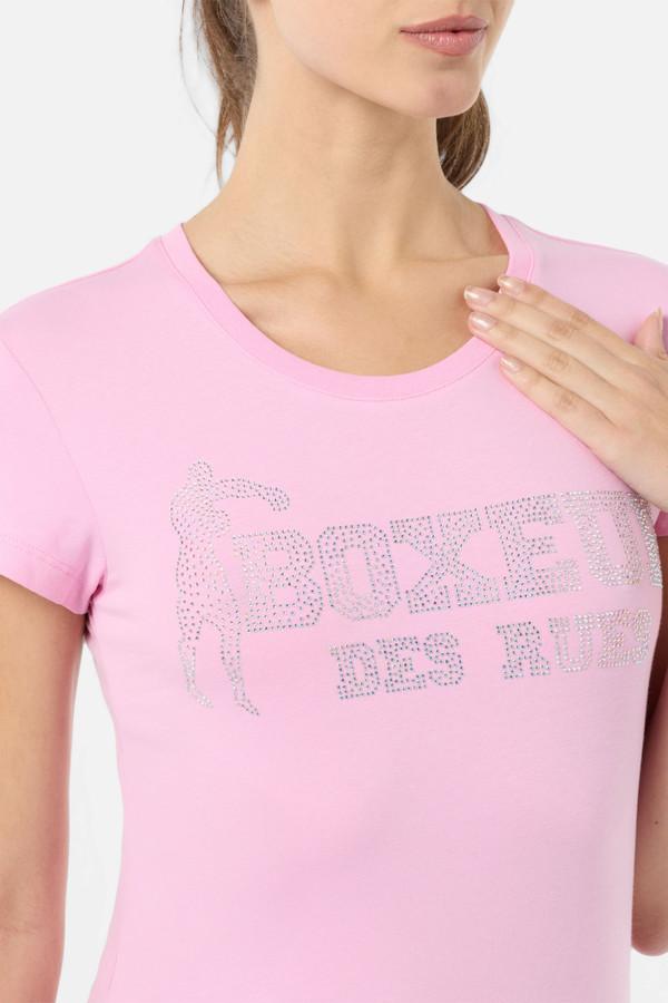 T-Shirt Candy Pink Con Strass