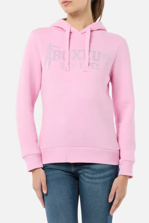 Candy Pink Hoodie Sweatshirt Candy Pink
