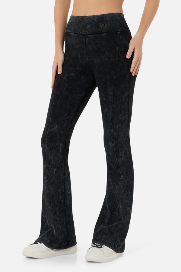 Acid Wash Flare Leggings Acid Wash