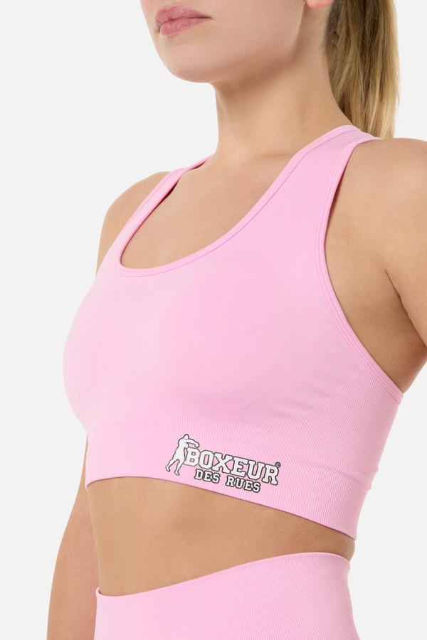Candy Pink Seamless Sport Bra Candy Pink