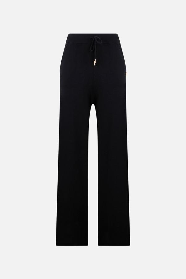 Black Knit Pants Black