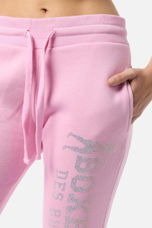 Pantalone Candy Pink Con Strass
