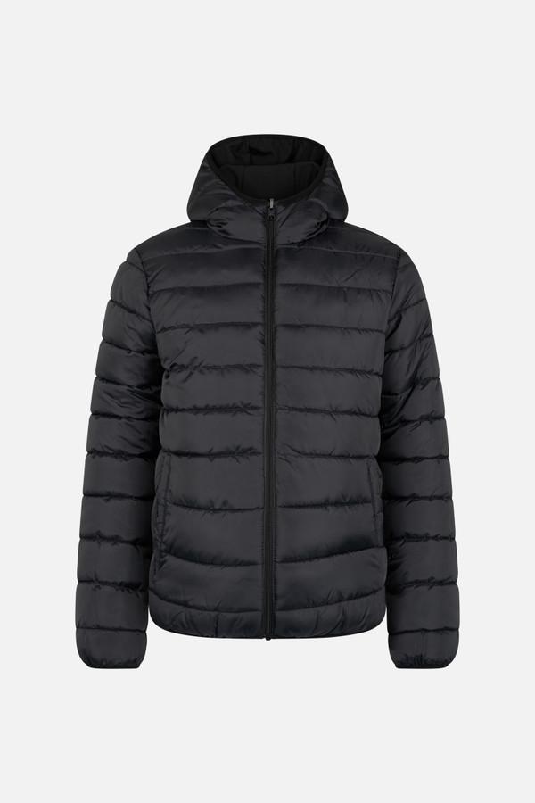 Black Reversible Padded Jacket Black
