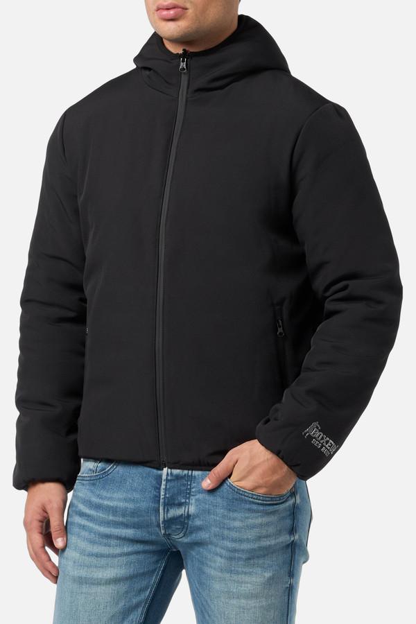 Black Reversible Padded Jacket Black