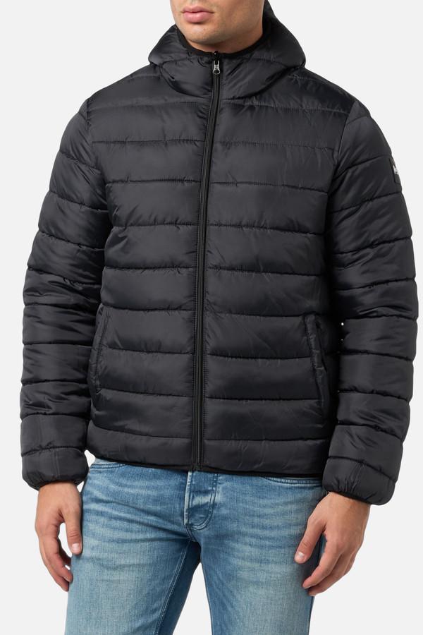 Black Reversible Padded Jacket Black