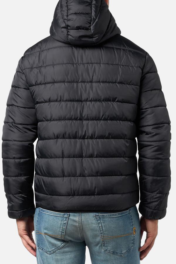 Black Reversible Padded Jacket Black