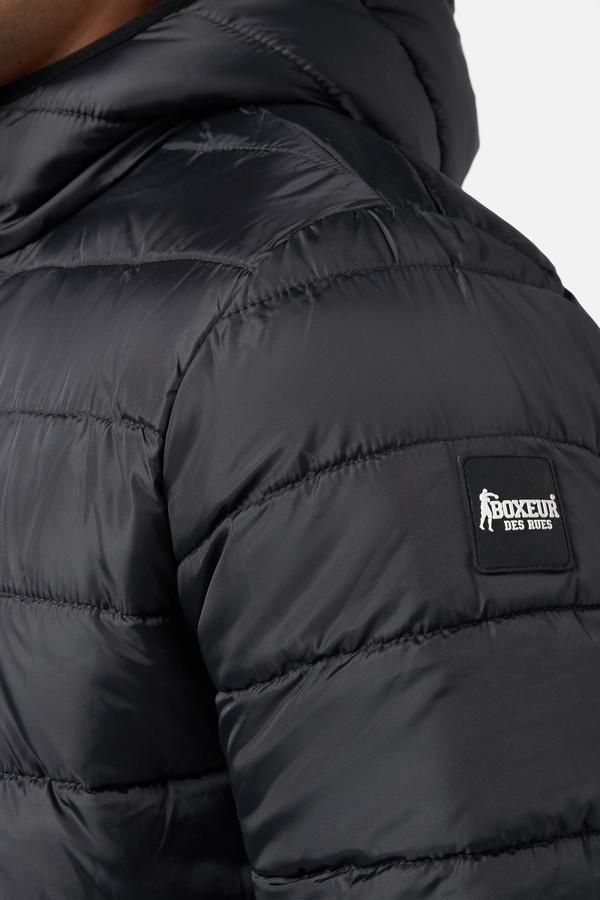 Black Reversible Padded Jacket Black