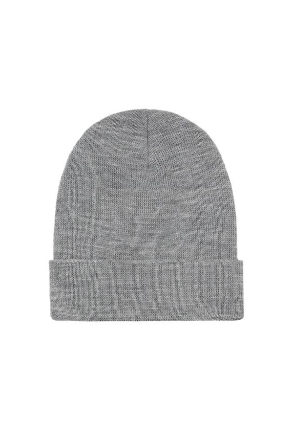 Grey Melange Made In Italy Beanie Grey Mel