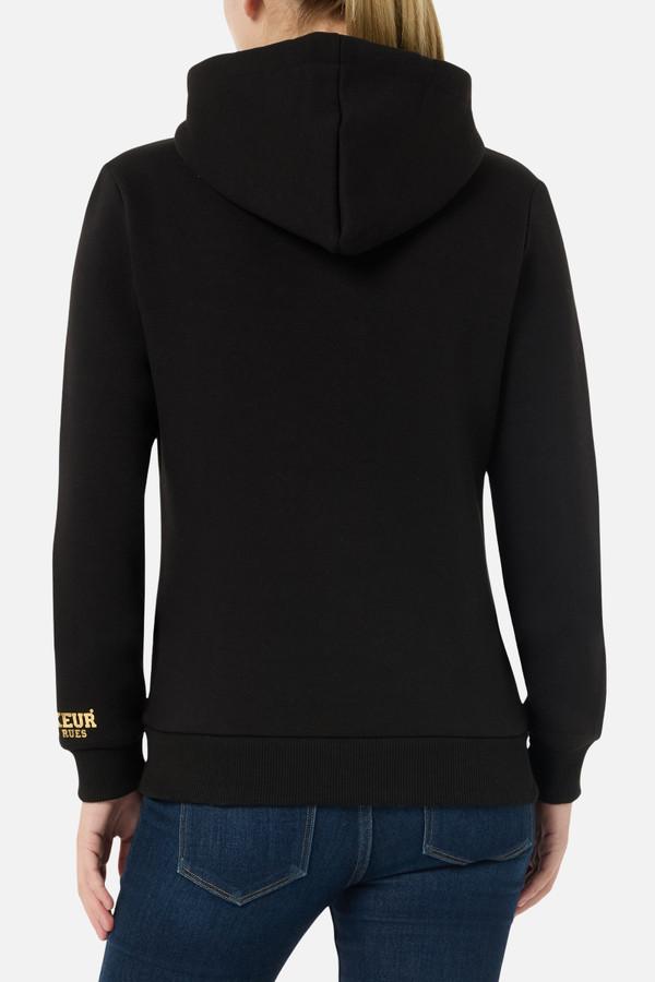 Black And Gold Hoodie Sweatshirt Black-Gold