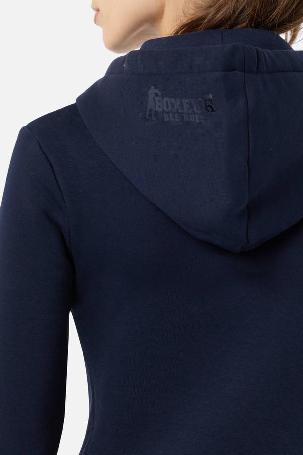 Felpa Logo Midnight Con Cappuccio E Zip