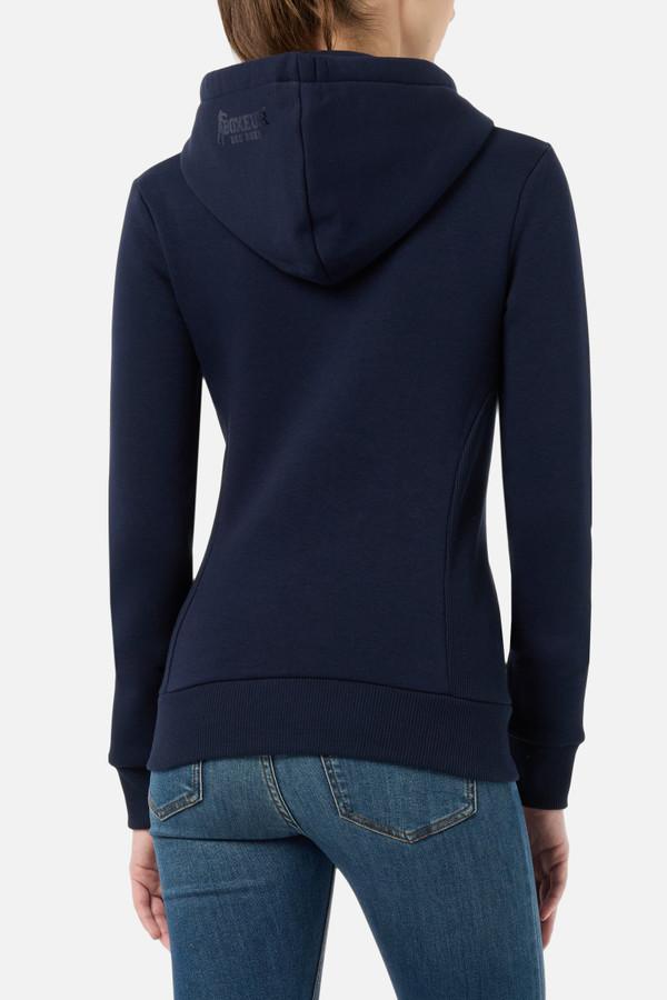 Felpa Logo Midnight Con Cappuccio E Zip