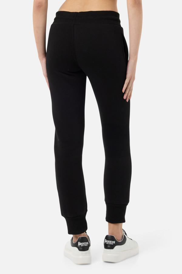 Black Long Pant With Rhinestone Black