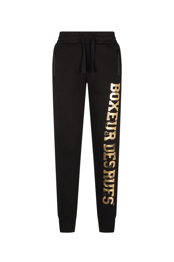 Pantalone Logo Nero e Oro