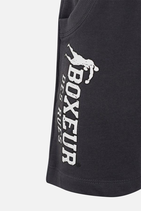 Pantaloncino Antracite Con Logo