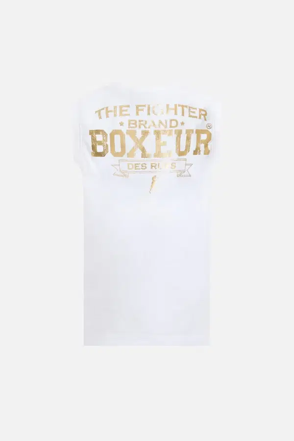 White Gold Logo Tank Top White-Gold