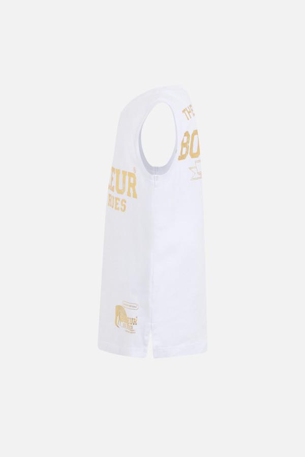 White Gold Logo Tank Top White-Gold