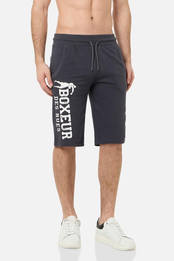 Anthracite Shorts With Logo Anthracite