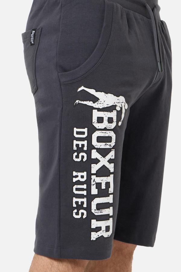 Anthracite Shorts With Logo Anthracite