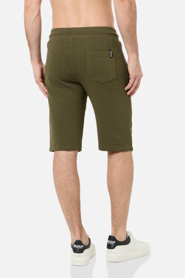Army Green Shorts With Logo Army