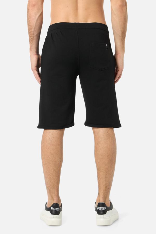 Black Shorts With Gold Logo Black-Gold