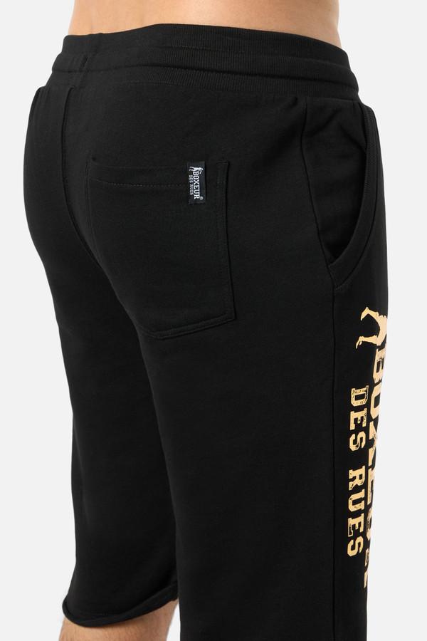Black Shorts With Gold Logo Black-Gold