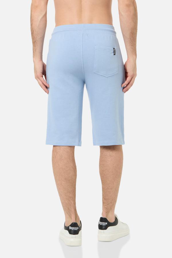 Sky Blue Shorts With Logo Sky Blue