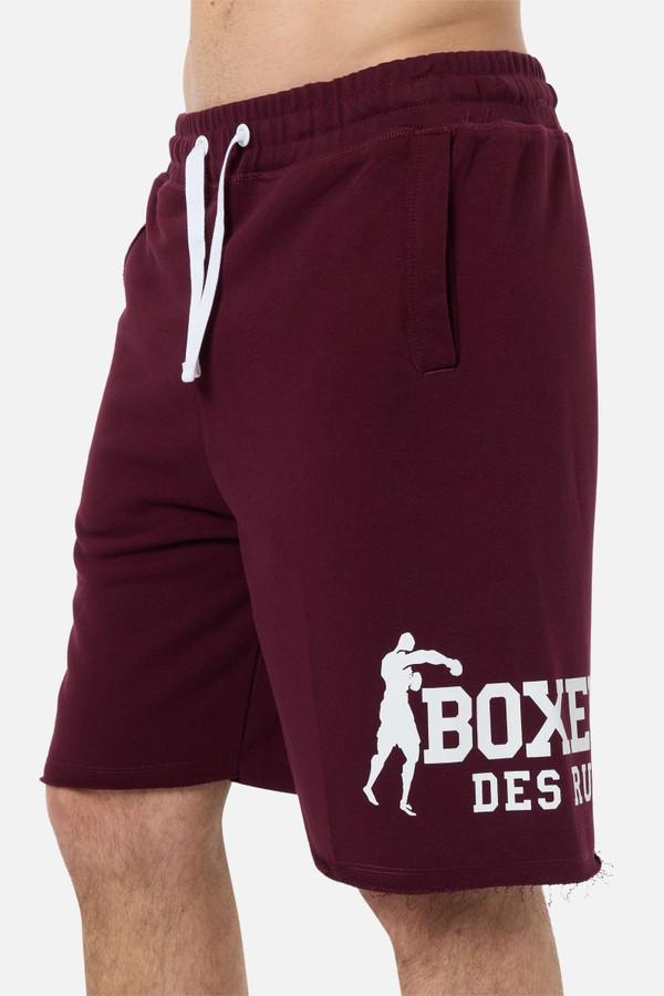 Burgundy Shorts With Logo Burgundy