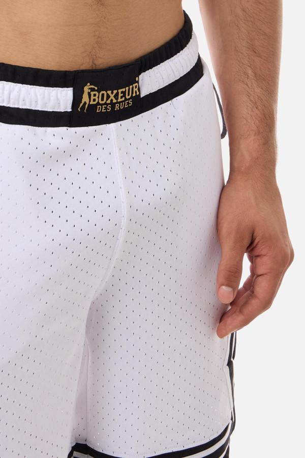 White Mesh Short White-Gold