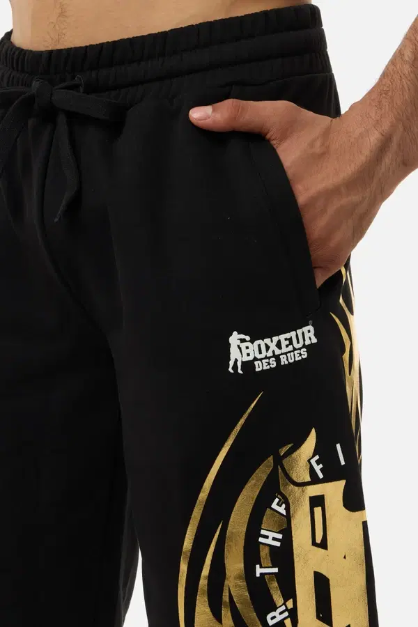 Gilded Tribal Shorts Black-Gold