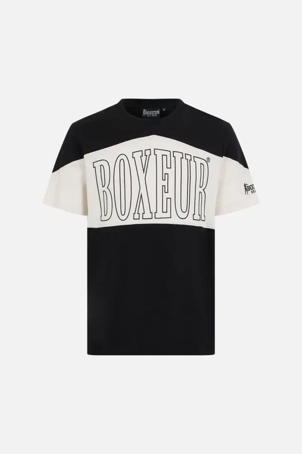 T-Shirt A Blocchi Di Colore Black
