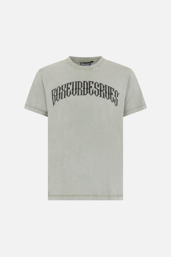 T-Shirt In Stile Vintage Sage Acid