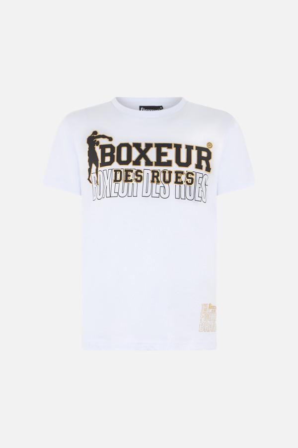 Nuova T-Shirt Logo Bianca E Oro