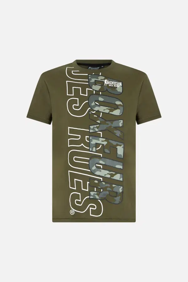 Army Green Graphic T-Shirt Army
