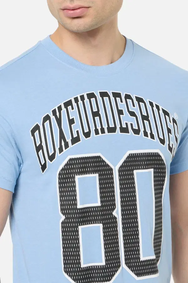 Sky Blue Graphic T-Shirt Sky Blue