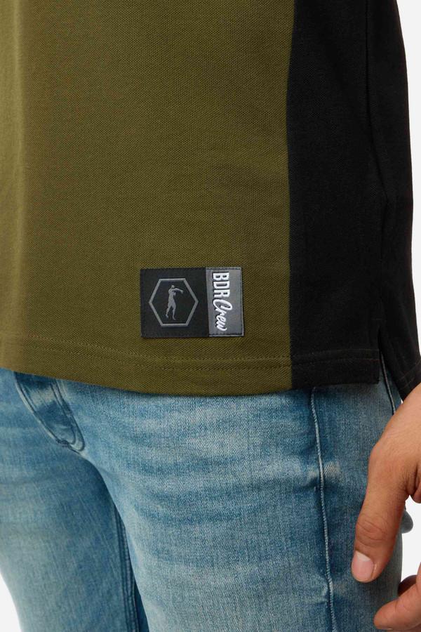Army Green Inserts Polo Shirt Army