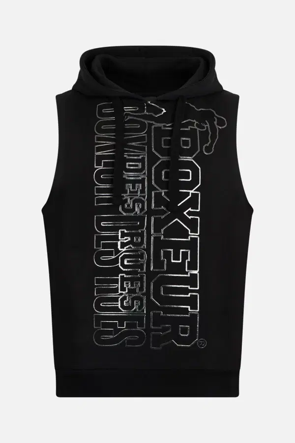 Black Titanium Sleveless Sweatshirt Black-Titanium
