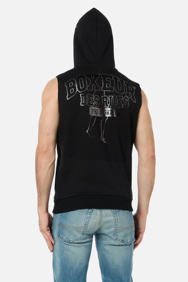 Black Titanium Sleveless Sweatshirt Black-Titanium