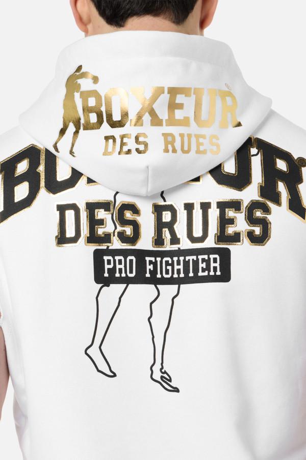 White Gold Sleveless Sweatshirt White-Gold