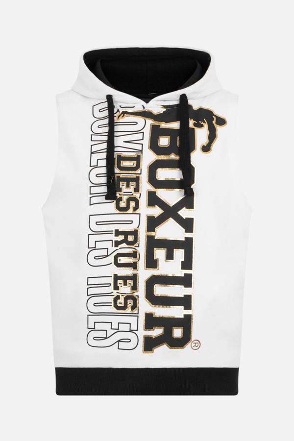 White Gold Sleveless Sweatshirt White-Gold