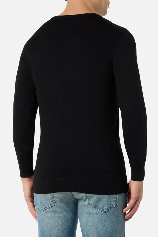 Maglia Girocollo In Cotone Leggero Black