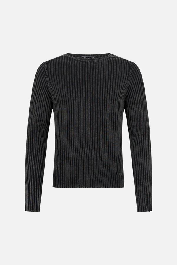 Maglia A Costine Vintage Black